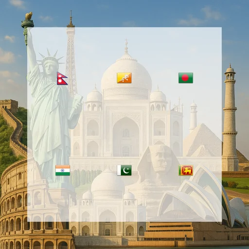 South Asia (6 areas) 3GB 30Days
