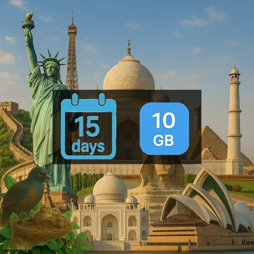 Ireland & UK 10GB 15 Days