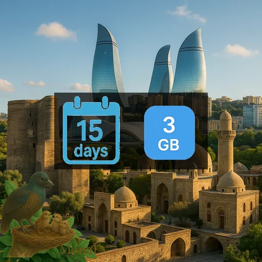 Azerbaijan 3GB 15Days