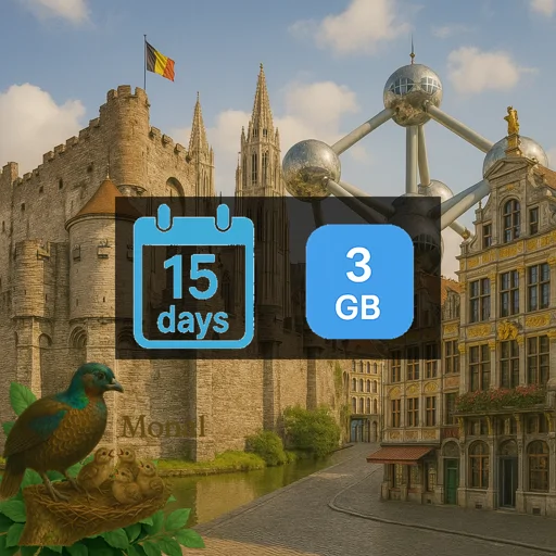 Belgium 3GB 15Days