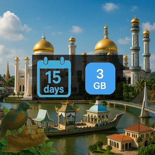 Brunei Darussalam 3GB 15Days
