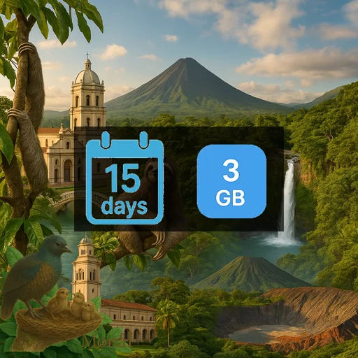 Costa Rica 3GB 15Days