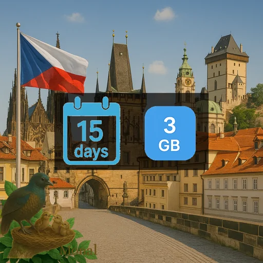 Czech Republic 3GB 15Days