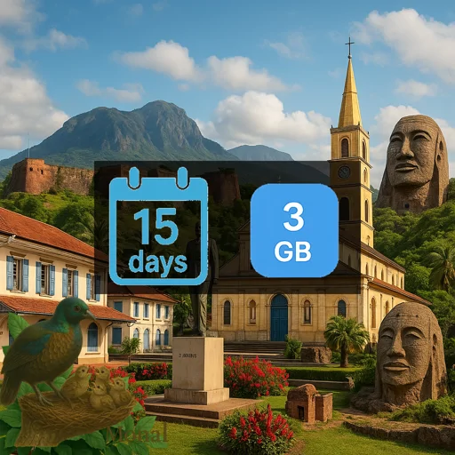 French Guiana 3GB 15Days