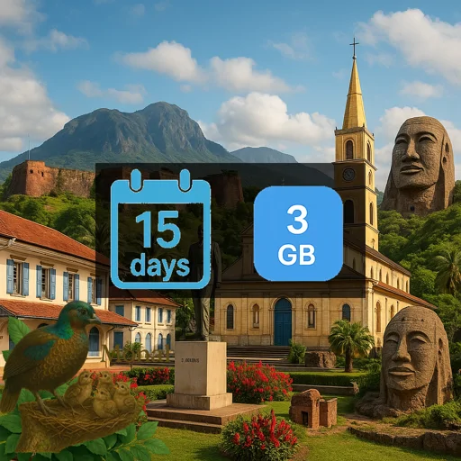 French Guiana 3GB 15Days