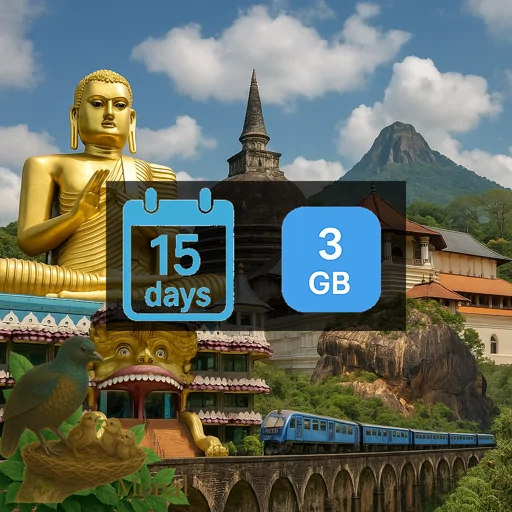 Sri Lanka 3GB 15Days