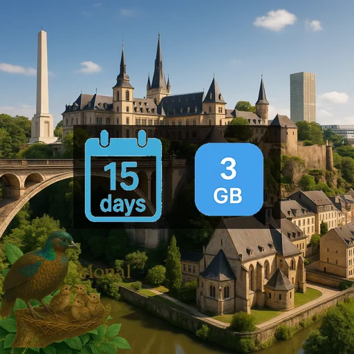Luxembourg 3GB 15Days