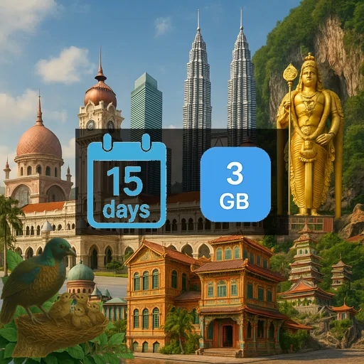 Malaysia 3GB 15Days