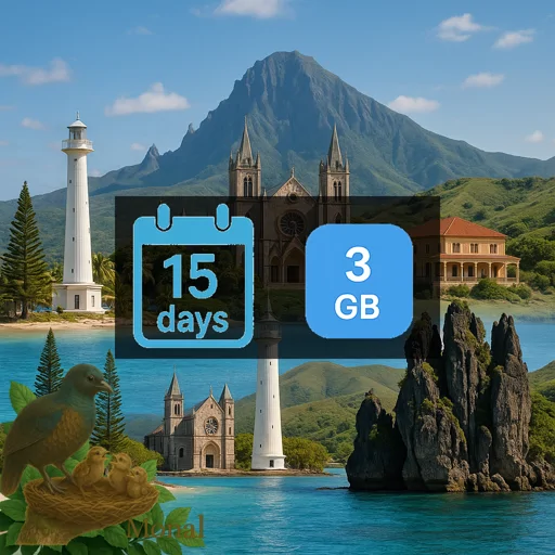New Caledonia 3GB 15Days