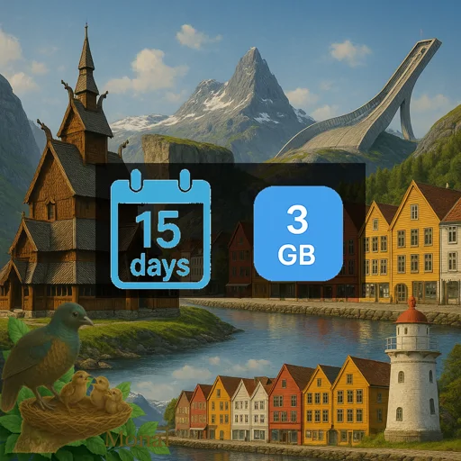 Norway 3GB 15Days