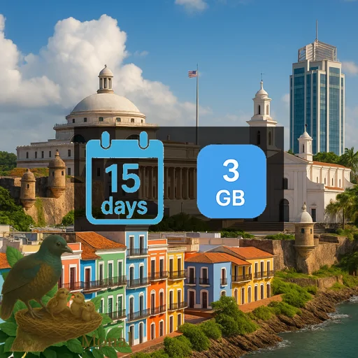 Puerto Rico 3GB 15Days
