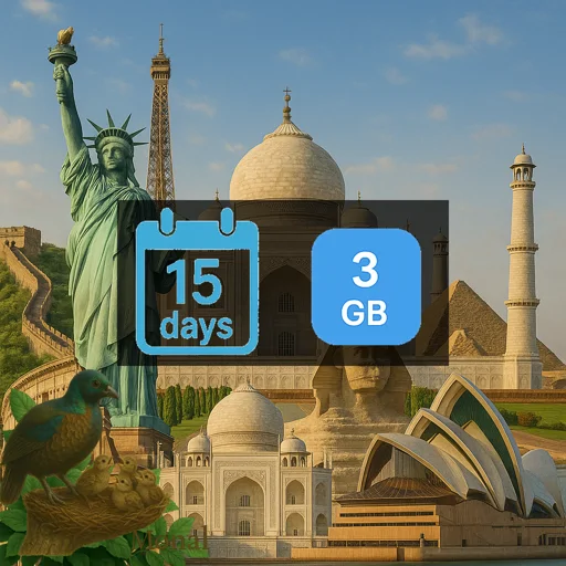 Balkans (5+ areas) 3GB 15Days