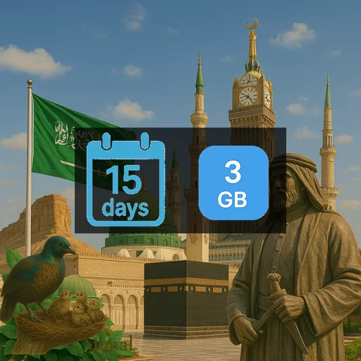Saudi Arabia 3GB 15Days