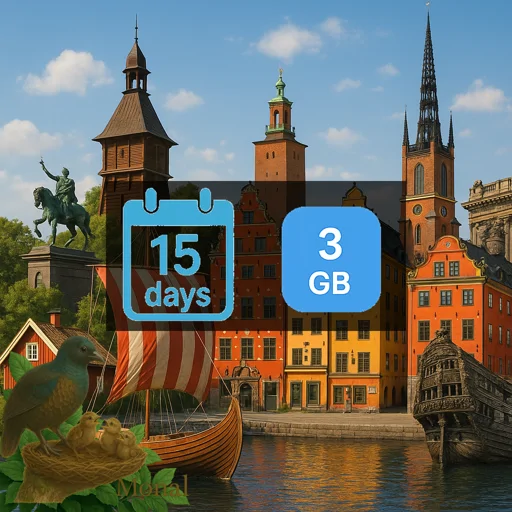 Sweden 3GB 15Days