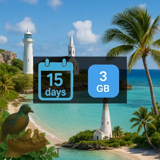Turks and Caicos Islands 3GB 15Days