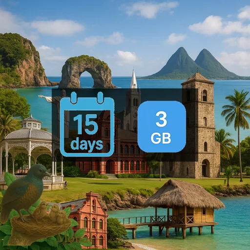 Trinidad and Tobago 3GB 15Days