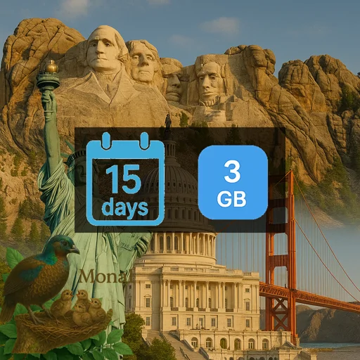 United States 3GB 15Days