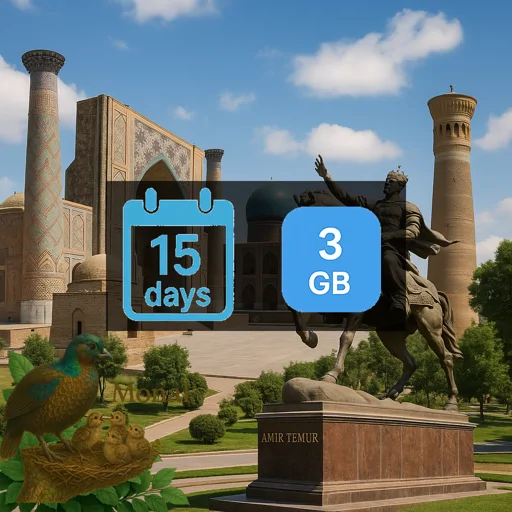 Uzbekistan 3GB 15Days