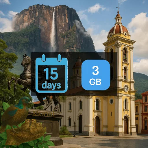 Venezuela 3GB 15Days