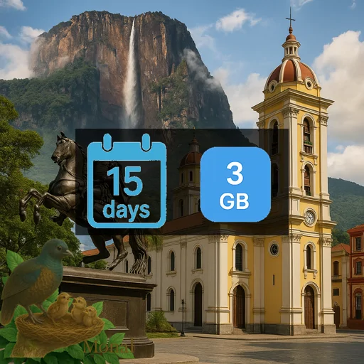 Venezuela 3GB 15Days