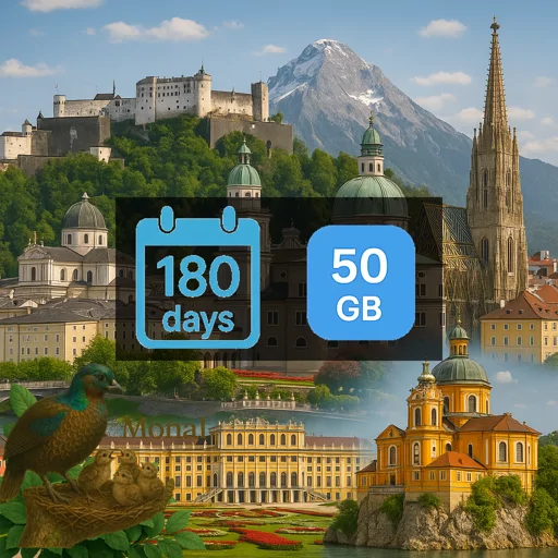 Austria 50GB 180Days