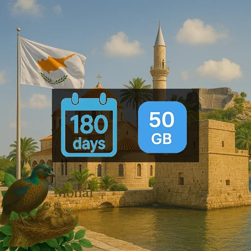 Cyprus 50GB 180Days