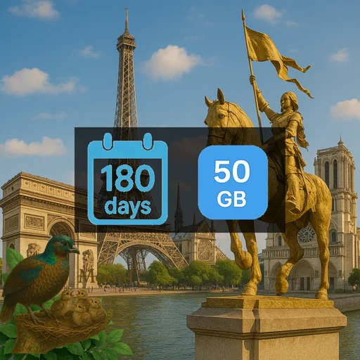 France 50GB 180Days