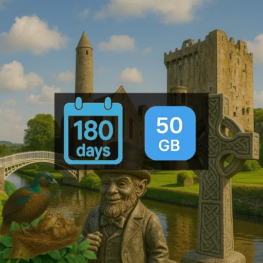Ireland 50GB 180Days