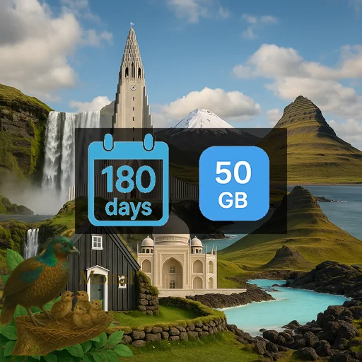 Iceland 50GB 180Days