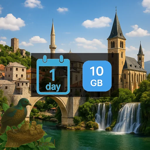 Bosnia and Herzegovina 10GB/Day