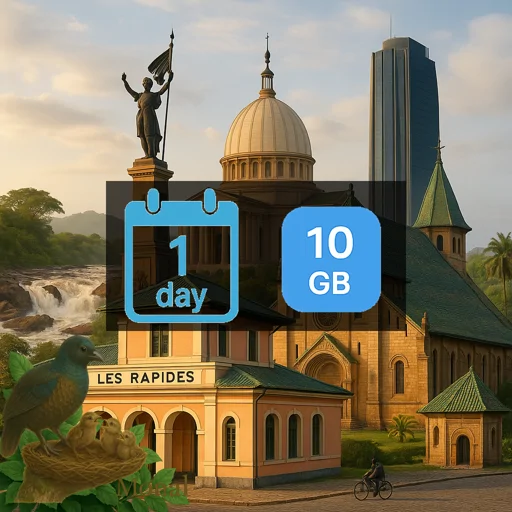 Republic of the Congo 10GB/Day Unlimited