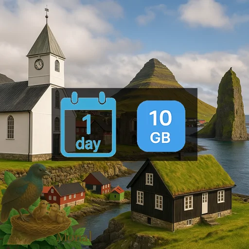 Faroe Islands 10GB/Day Unlimited