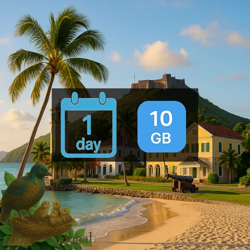 Cayman lslands 10GB/Day Unlimited