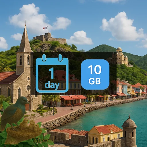 Saint Martin 10GB/Day Unlimited