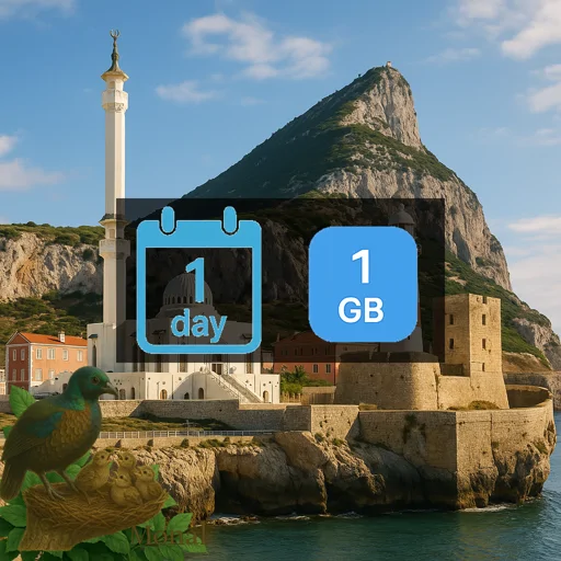 Gibraltar 1GB/Day Unlimited