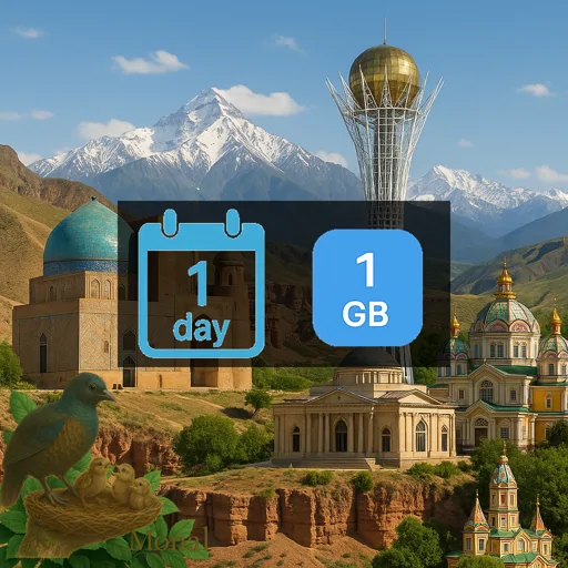 Kazakhstan 1GB/Day