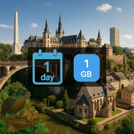 Luxembourg 1GB/Day
