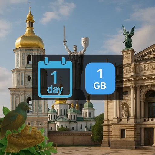 Ukraine 1GB/Day