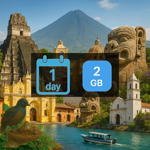 Guatemala 2GB/Day FUP1Mbps Unlimited