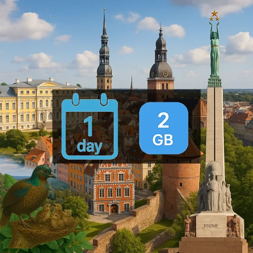 Latvia 2GB/Day FUP1Mbps Unlimited