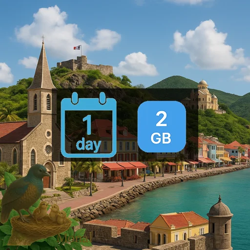 Saint Martin 2GB/Day