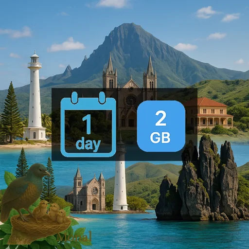 New Caledonia 2GB/Day FUP1Mbps Unlimited