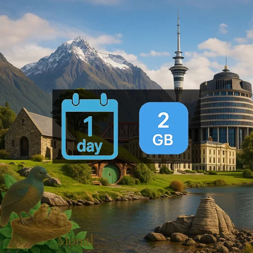 New Zealand 2GB/Day