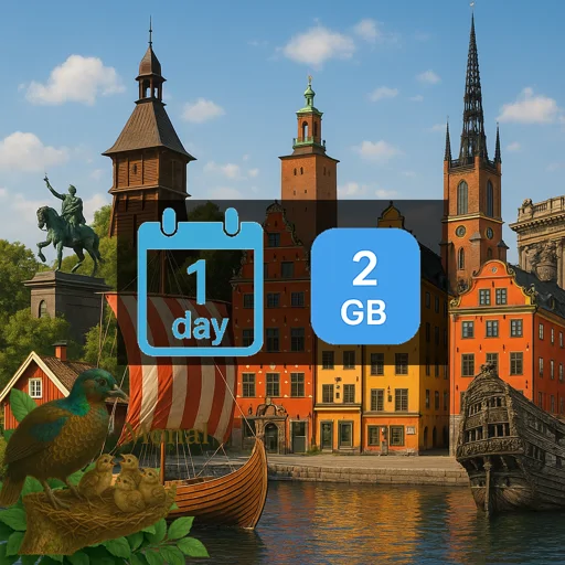 Sweden 2GB/Day