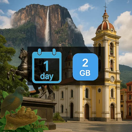 Venezuela 2GB/Day FUP1Mbps Unlimited