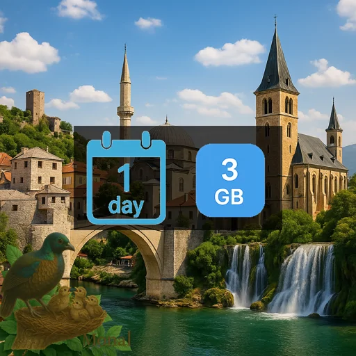 Bosnia and Herzegovina 3GB/Day
