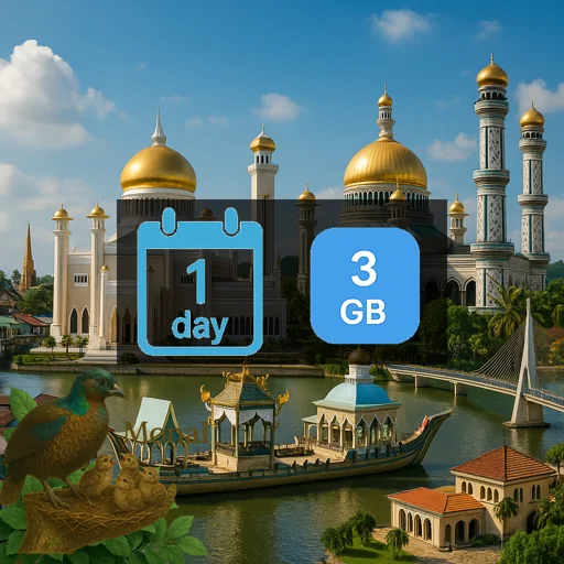 Brunei Darussalam 3GB/Day