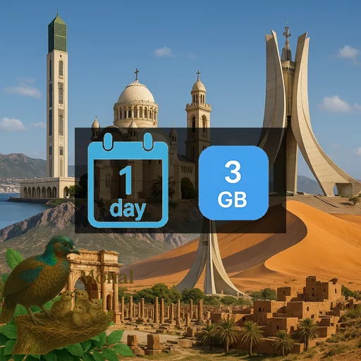 Algeria 3GB/Day FUP1Mbps Unlimited