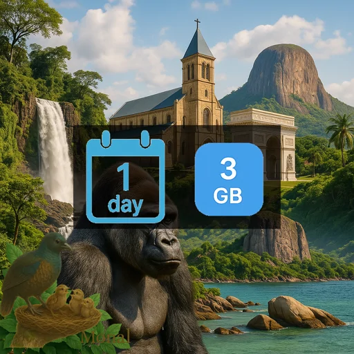 Gabon 3GB/Day FUP1Mbps Unlimited