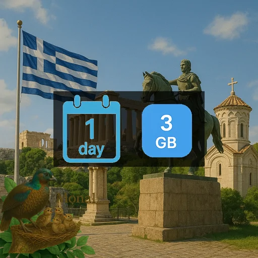 Greece 3GB/Day FUP1Mbps Unlimited